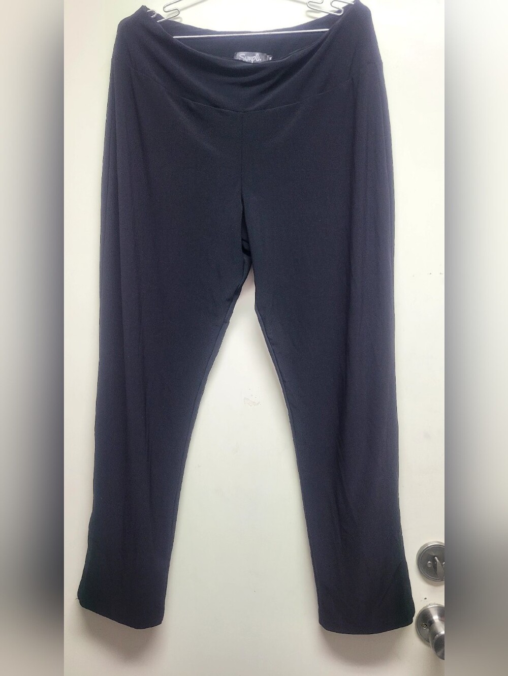 Sympli@ Straight Leg Pant In Black